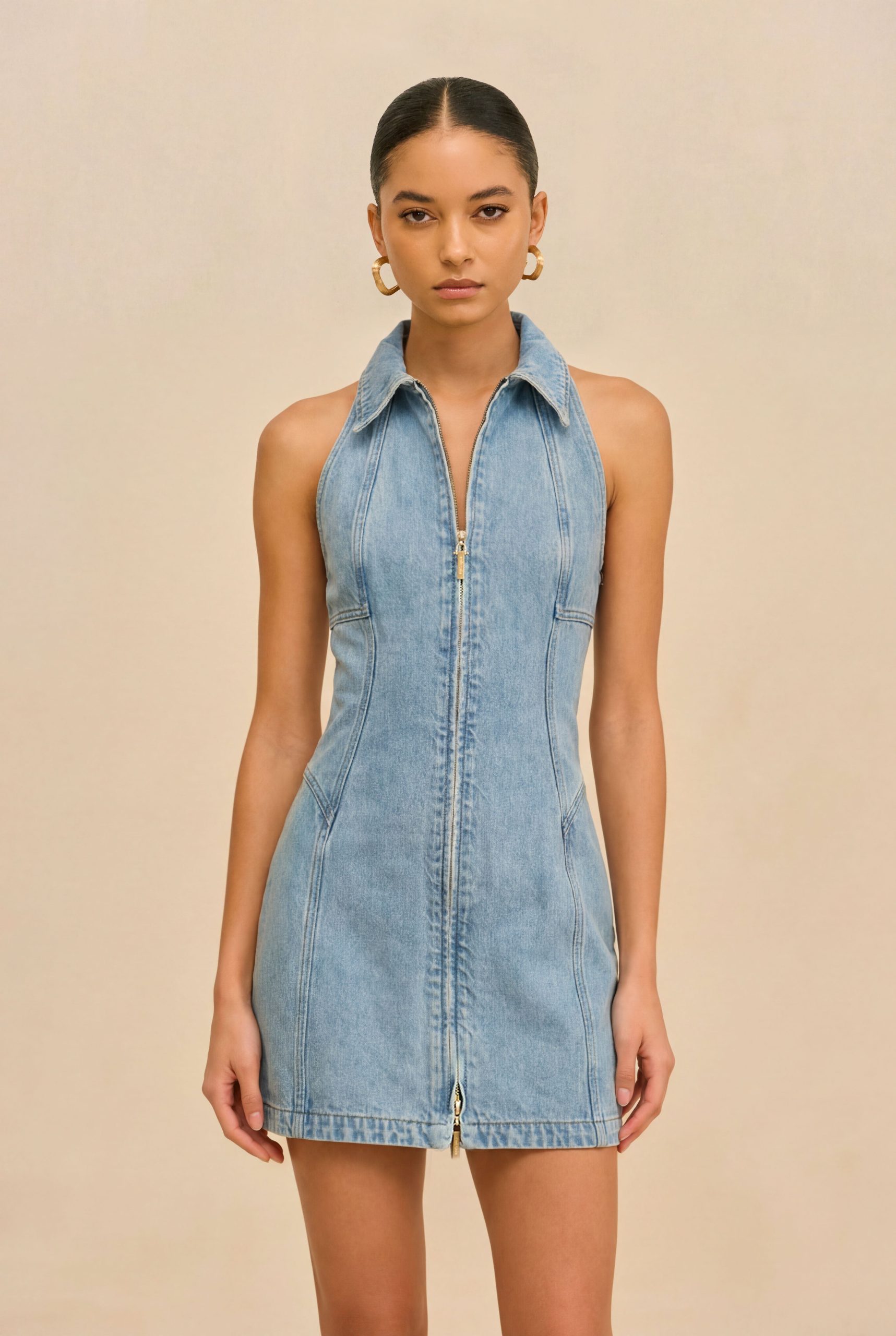 CHARO DENIM DRESS